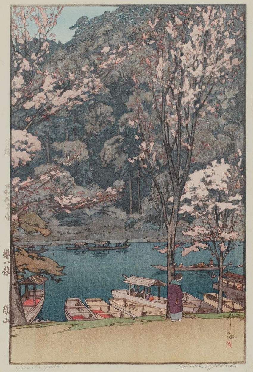 Hiroshi Yoshida “Arashiyama” 1935 woodblock print