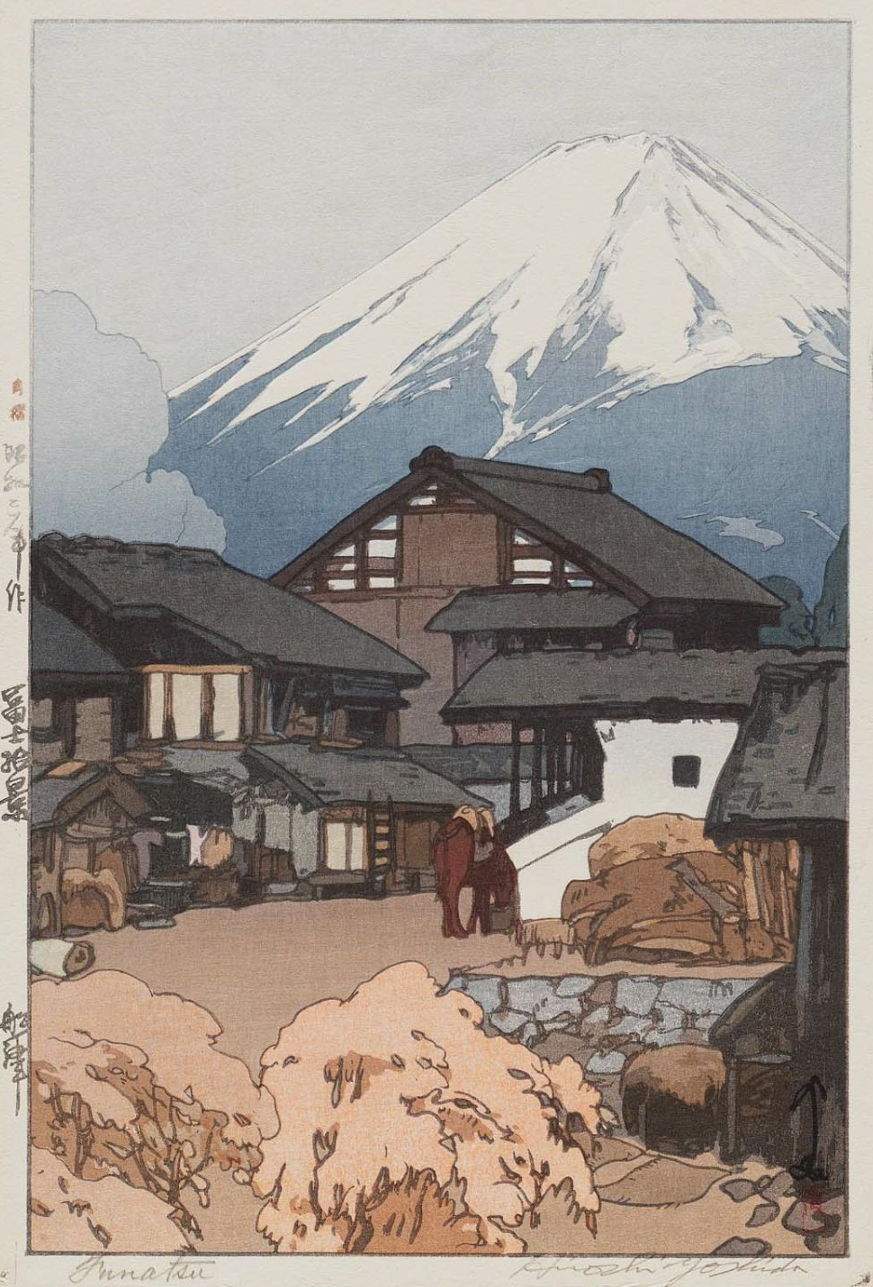 Hiroshi Yoshida “Funatsu” 1928 woodblock print