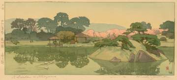 Hiroshi Yoshida - A Garden in Okayama thumbnail