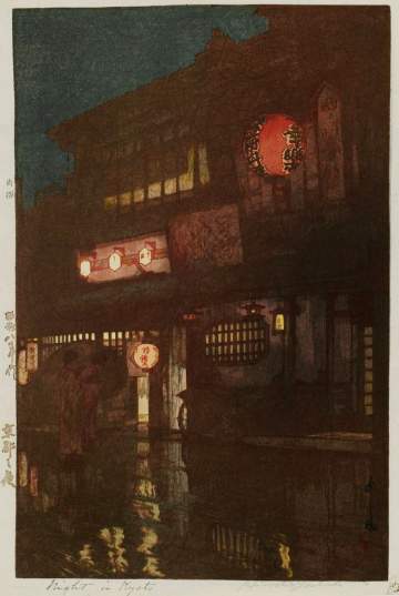 Hiroshi Yoshida - Night in Kyoto thumbnail