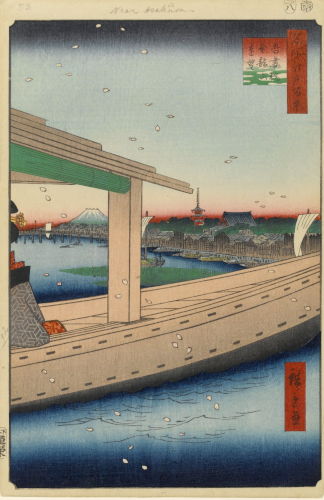 Distant View of Kinryūzan Temple and Azuma Bridge