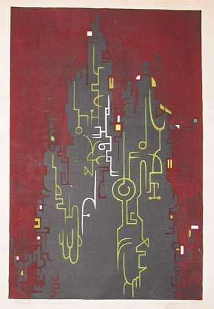 Toshi Yoshida “Abstract Landscape C” 1958 thumbnail