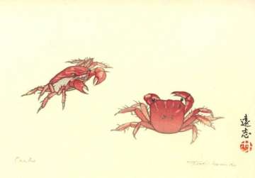 Toshi Yoshida “Crabs” 1925 thumbnail
