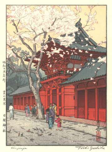 Toshi Yoshida “Hiejinja” 1940 thumbnail