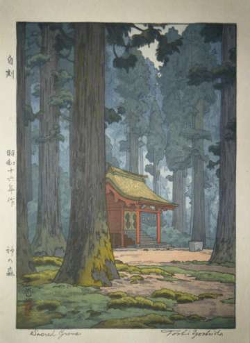 Toshi Yoshida “Sacred Grove” 1941 thumbnail